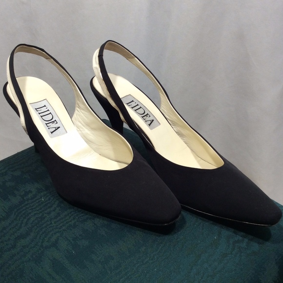 SALE! - Black Lidea Heels - Picture 1 of 3